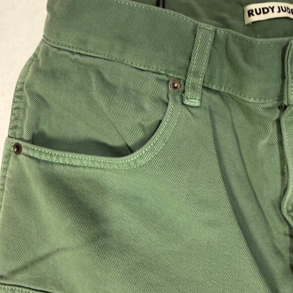 Rudy Jude Green Utility Jeans Brand New Size 3 - Picture 8 of 9